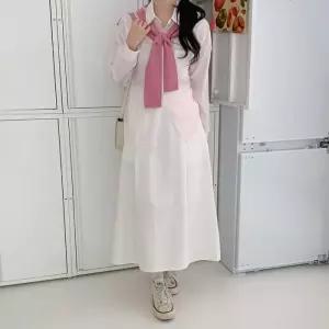 [신상오픈런]플레어스커트 에이라인 살랑 백밴딩 면치마 (29704294)