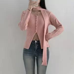 [신상오픈런]여성 슬림핏 버튼 롱가디건 골지 앞트임 니트 (42612487)