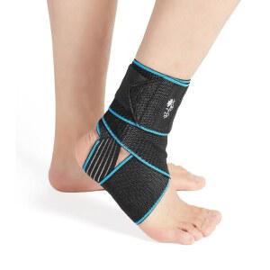 바디프록스 발목 지지대 2팩 스포츠 보호를 위한 조절식 압박 남성과 여성에게 가장 맞는 사이즈