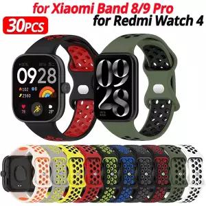 호환 샤오미호환 Mi Band 8 Pro Redmi Watch 4 용 1 팩 실리콘 스트랩 샤오미호환 Smart Band 9 Pro 손목
