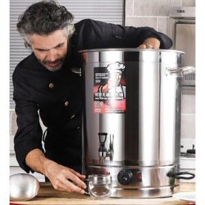 스텐 육수통 업소용 음식점 병원 육수 표준 기본형 매점 온수기 전기물끓이기 전기 수도꼭지