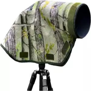 열린 시야 창과 스트랩 장착 가능한 디자인의 카메라 레인 커버 방수 레인코트 슬리브 프로텍터(M)