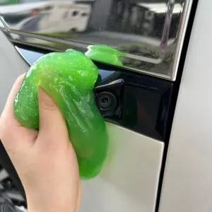 CR CHRWLIN 자동차 청소 젤 퍼티 인테리어 클리너 슬라임 오토 디테일 도구 액세서리 통풍구용 범용 먼지