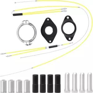 스피너 로터가 장착된 BMX 바이크 자이로 브레이크 케이블 전면+후면(상부+하면) - 대부분의 시스템 및