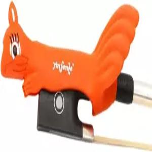 초보자를 위한 바이올린/비올라 보우 홀더 바이올린 그립 핑키 교구 액세서리(빨간색)