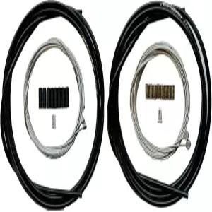 JAGWIRE Mountain SHOP 키트 - 완전한 브레이크 및 시프터 케이블 하우징 검은색 SRAM/시마노