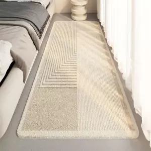 라인 침대 옆 러그 바닥 매트 침실 모던 카펫 직사각형 카펫 거실 긴
