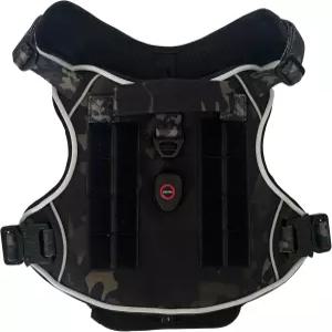 라그나로크 멀티캠 블랙 전술 개 하네스 LED 라이트 내구성이 뛰어난 럭셔리 베트 MOLLE 패널 서비스 도그