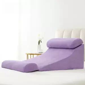 삼각등받이쿠션 노인 환자 쿠션 임산부 경사면 베개 등 미끄럼 방지