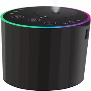 KONCHILE 워터리스 에센셜 오일 디퓨저 7가지 색상 LED 조명 배터리 구동 미니 향기 공기 기계 홈 룸 카