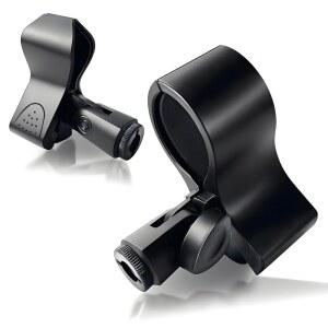 SLi eiBy 2팩 마이크 클립 스탠드용 내구성 및 조절 가능한 무대 교회 스튜디오용 대구경 마이크와 호환 가능