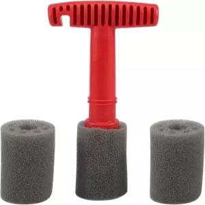 냅세판트리 세차 내장 타이어 스크루 브러시 러그 너트 휠 청소 도구 3개 추가 스펀지 포함