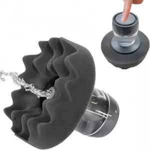 DEEK 플로우 타이어 샤인 어플리케이터 재사용 가능한 자동차 및 트럭 드레싱 모든 젤과 함께 작동