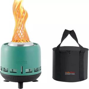 온리파이어 야외 리빙 테이블탑 파이어 핏 버닝 숲/펠릿 캠핑 테일게이트 RV 파티오 뒷마당 무연 스토브