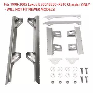 호환  Lexus IS200 IS300 Toyota Altezza XE10 RS200 AS200용 하드웨어가 포함된 전면 후면 범퍼 리프트