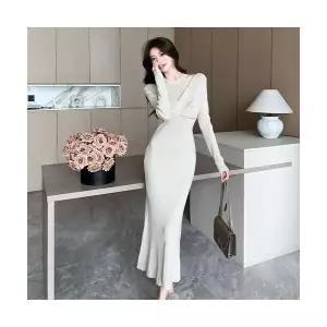 여자 니트 원피스 치마 추동 이너 페이크 투피스 러블리 다올4