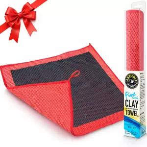 아티폴리 점토 오염 제거 타월 - 전문 디테일 제품 페인트 물질 청소 및 방출 입증 왁스 실란트 결합 증가