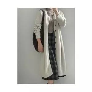 여친 니트 롱 추동 러블리 카디건 라운드 가디건 슬림핏 다올4