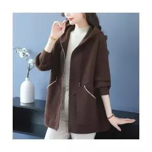 롱 여성 모직 추동 중기장 가디건 도톰한 러블리 카디건 빅사이즈 다올4