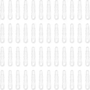 헤모블로 먼지 플러그 100개 이어폰 참 헤드폰 커버 3.5mm 프로텍터 캡 (클리어)