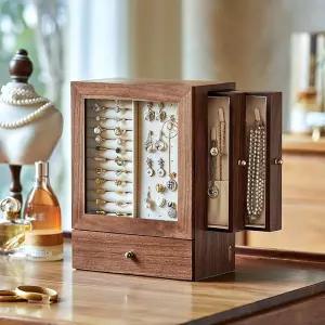 고급 엔틱 보석함 귀걸이 악세사리 목걸이 반지 보관함 케이스