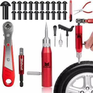 오토바이 자동차 트럭 ATV 및 트랙터용 버섯 플러그 펑크 수리 수리용 타이어가 포함된 리치캣 튜브리스