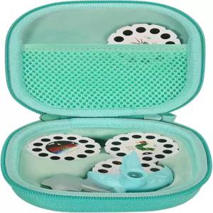 Aenllosi Moonlite 미니 프로젝터 선물 팩용 하드 캐리링 케이스 교체는 최대 20개의 스토리북 릴 정리함에