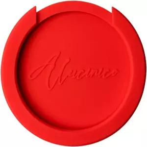 알루치니코 레드 피드백 억제기 기타 사운드홀 커버 유연하고 테이퍼형 윤곽 직경 4인치에 맞습니다