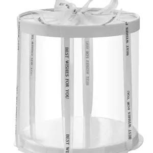 투명 원형 케이크 상자 베이킹 포장 케이스 용기 케익