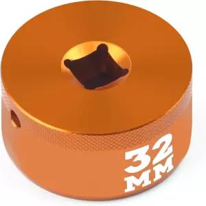 폭스 36/38/40 시리즈 산악 자전거 포크 탑캡 너트용 스포트피쉬 소켓 주황색 32mm 3/8 드라이브 플랫