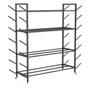 보관대 바퀴 매트 정리함 요가 짐볼 밸런스볼 블랙 소도구 선반 필라테스 행거