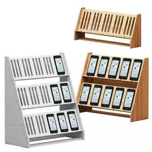 핸드폰 충전 보관함 케이스 거치대 가능 진열대 휴대폰 태블릿