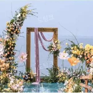 대형 액자 포토존 엔틱 스튜디오 거실 스타일 패브릭포스터