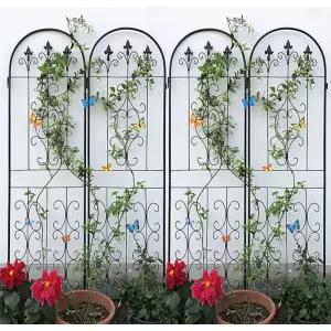 화단울타리 원예용 마당 아치 펜스 가든 철제 울타리