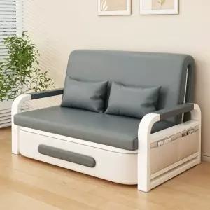 윙체어 의자겸침대 휴식 침대 블루 안락의자 베드 소파