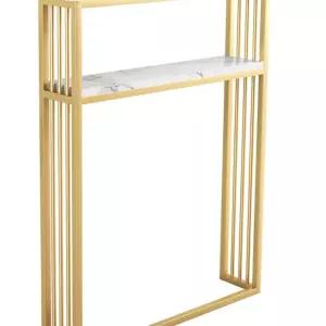 현관 소파 침대 좁은 블랙 선반 슬림 철제 장식장 대리석 골드 다리