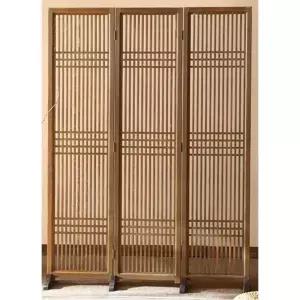 전통 한옥 파티션 원목 실내 복고풍 목재 공간분리 문살