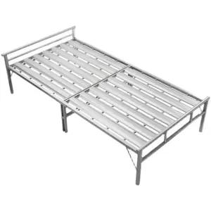 접이식 침대프레임 철제 베드 싱글침대 고시원용 기숙사 침대틀 공간활용 철재