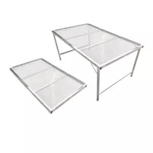 대량 건조대 고추 찻잎 트레이 야채 건조망 생선 해조류 과일 말리기 은색