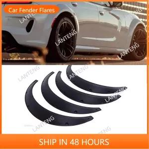 호환  자동차 휀더 플레어 머드가드 휠 커버 보호대 닷지 차저 RT SRT SXT 엑스트라 와이드 바디 키트용 유
