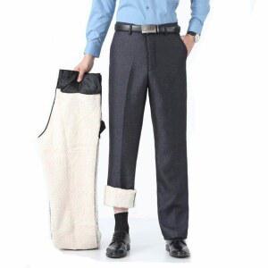 남자기모슬랙스 보아털 정장 방한 밴딩 정장바지 남자 테이퍼드 9부 보일러 비즈 바지