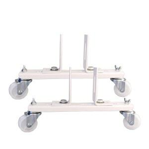 이동식 라디에이터 바퀴 라디에타 회전 오일 거치대 브라켓 모델 가정용 1쌍