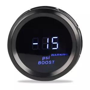 워터위치 터보 부스트 게이지 PSI DC12V 2인치 52mm 미터 키트 자동차 트럭 차량용 센서 포함