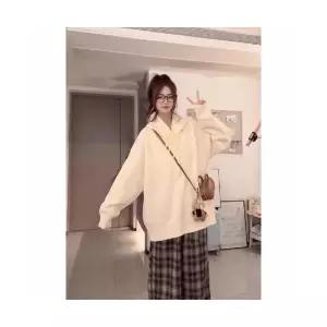 여사친 니트 가을 동계 맨투맨 스웨터 티 탑 러블리 후드 다올4