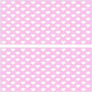 MOXRUQ 2 PCS 하트 모양 자동차 미등 커버 스티커 18.9 x 11.81 PVC 자가 접착 라이트 필름 방수 스크래치