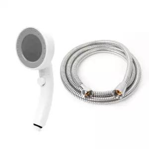 도리도리 샤워기 고급메탈호스세트 1.5m/레인 절수형 수압상승 샤워기헤드 욕실 호수 샤워줄 교체 캠핑용