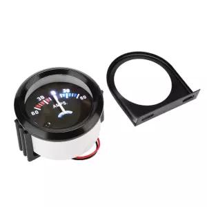 Acouto DC 12V 전류계 게이지 2인치 52mm 자동차 전압계 60-0-60A 모터사이클 차량용 트랙터 모디피카톤