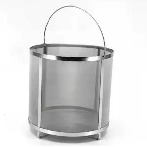 대형 원형 거름망 멸치 업소용 선별 바스켓 원통 스테인레스