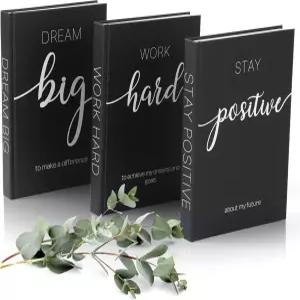 가정용 장식용 AMINALUX 장식 도서 - Faux 커피 테이블 책꽂이 입구 콘솔 모던 럭셔리 디자이너 세트