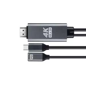 C타입 831JLH63 to HDMI 변환케이블 컨버터 / PD충전 4K 케이블